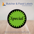 Circle Green & Black Labels)