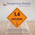 DG Class 1.4 Explosive