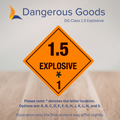DG Class 1.5 Explosive
