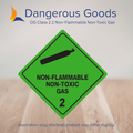 DG Class 2.2 Non-Flammable Non-Toxic Gas