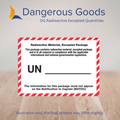 DG Radioactive Excepted Quantities