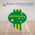 Australian Green & Yellow Labels