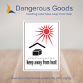 Handling Label Keep Away From Heat