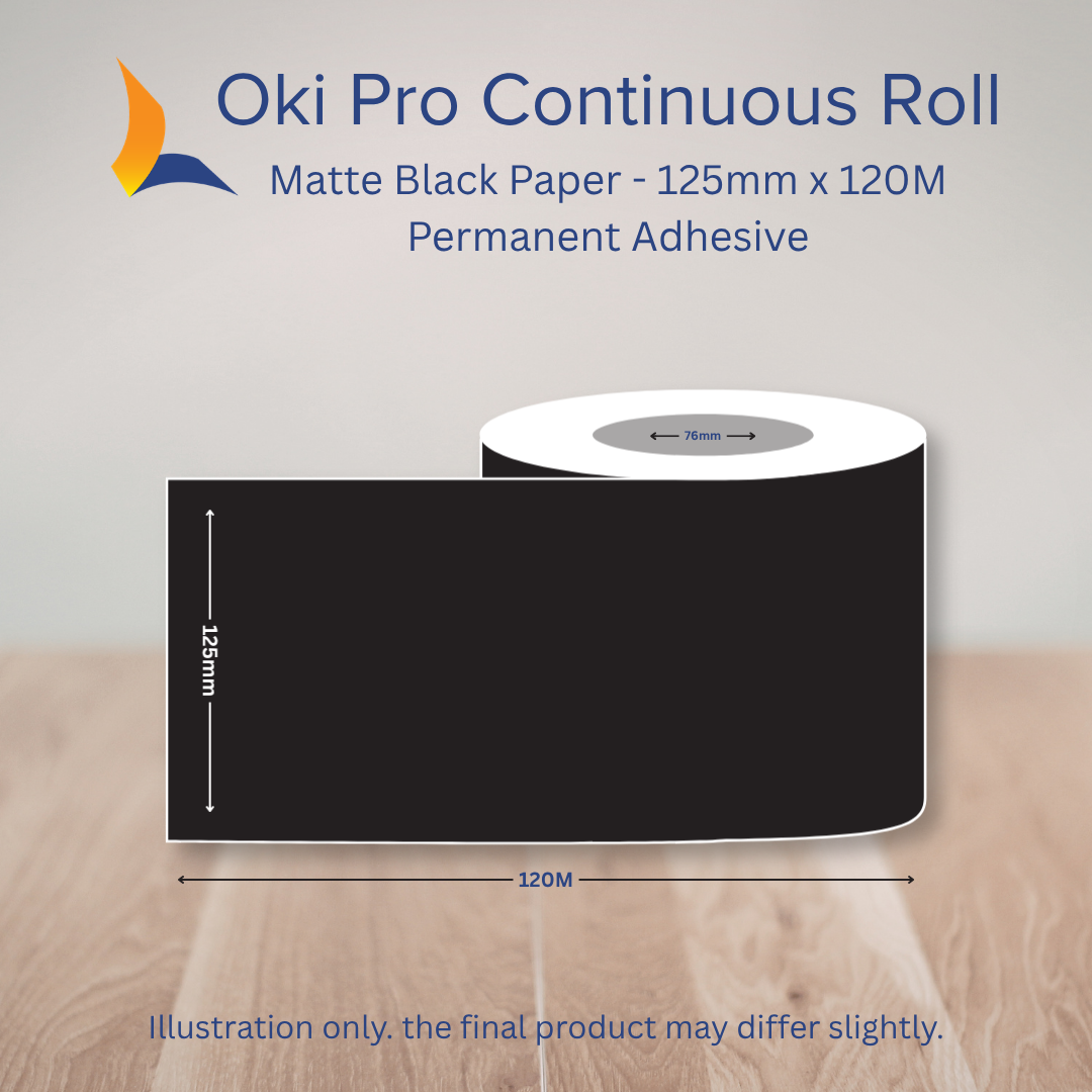 125 OKI Pro Continuous Label Roll