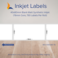 40x80mm Blank Inkjet Labels