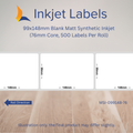 99x148mm Blank Inkjet Labels