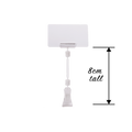 Price Ticket Clamps (8cm high) - 25/Pack