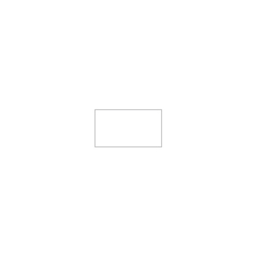 21.6x12 Plain White Price Labels - 1500 per Roll - Suit SATO Kendo