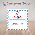 Temperature Label +2C to +30C