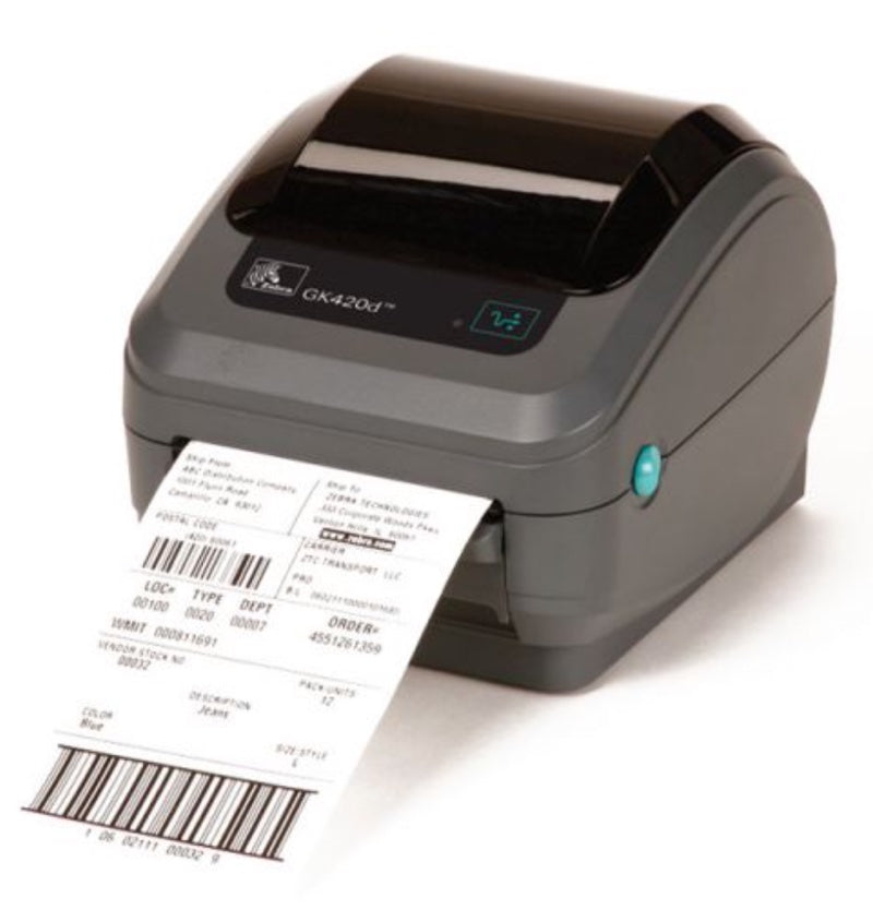 Zebra GX430T direct thermal and thermal transfer printer